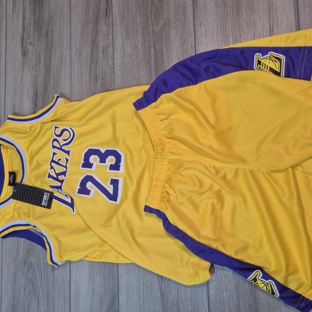 BEAST FASHION Kids Yellow and Purple Sports Set